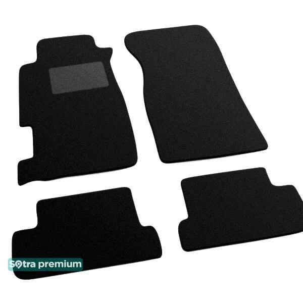 Sotra 00196-CH-BLACK Interior mats Sotra two-layer black for Honda Prelude (1991-1996), set 00196CHBLACK
