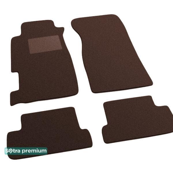 Sotra 00196-CH-CHOCO Interior mats Sotra two-layer brown for Honda Prelude (1991-1996), set 00196CHCHOCO