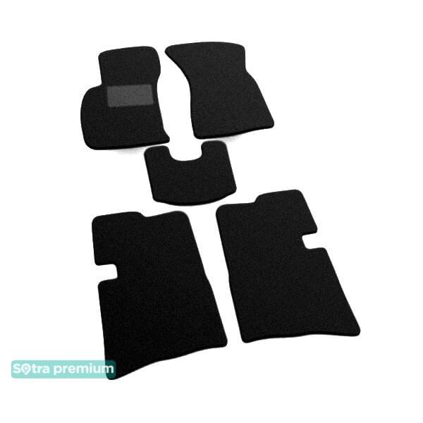 Sotra 00199-CH-BLACK Interior mats Sotra two-layer black for Hyundai Elantra (1995-2000), set 00199CHBLACK