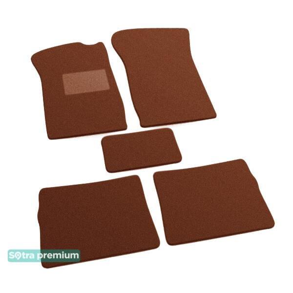 Sotra 00232-CH-TERRA Interior mats Sotra Two-layer terracotta for Renault Clio/Symbol, set 00232CHTERRA