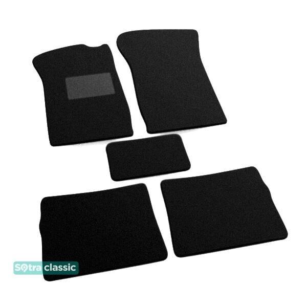 Sotra 00232-GD-BLACK Interior mats Sotra Two-layer black for Renault Clio/Symbol, set 00232GDBLACK