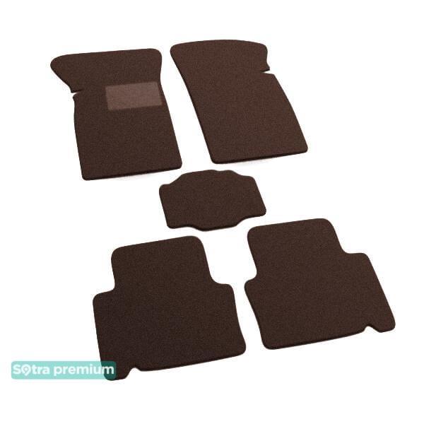 Sotra 00236-CH-CHOCO Interior mats Sotra two-layer brown for Saab 9000 (1984-1998), set 00236CHCHOCO