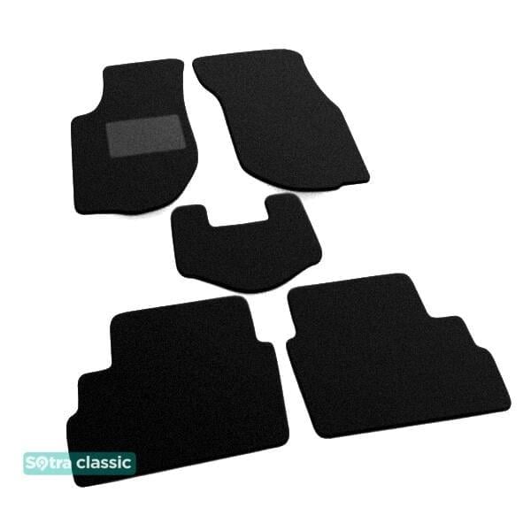 Sotra 00247-GD-BLACK Interior mats Sotra two-layer black for Volvo 940 / 960 (1990-1998), set 00247GDBLACK