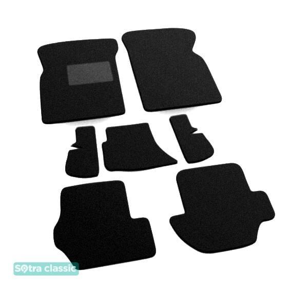 Sotra 00273-GD-BLACK Interior mats Sotra two-layer black for Ford Fiesta (1989-1997), set 00273GDBLACK