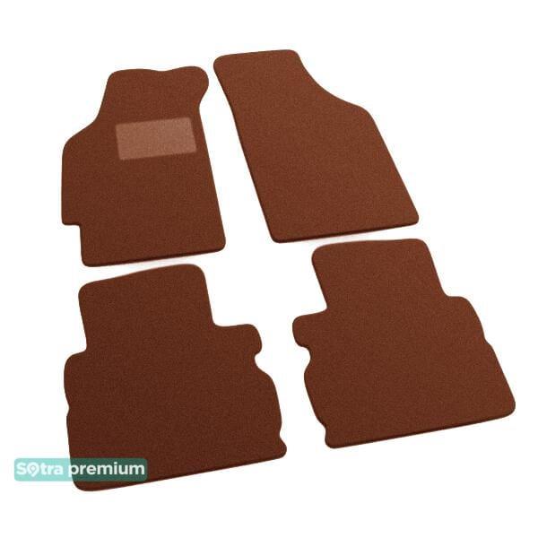 Sotra 00277-CH-TERRA Interior mats Sotra two-layer terracotta for Honda Civic (1983-1987), set 00277CHTERRA