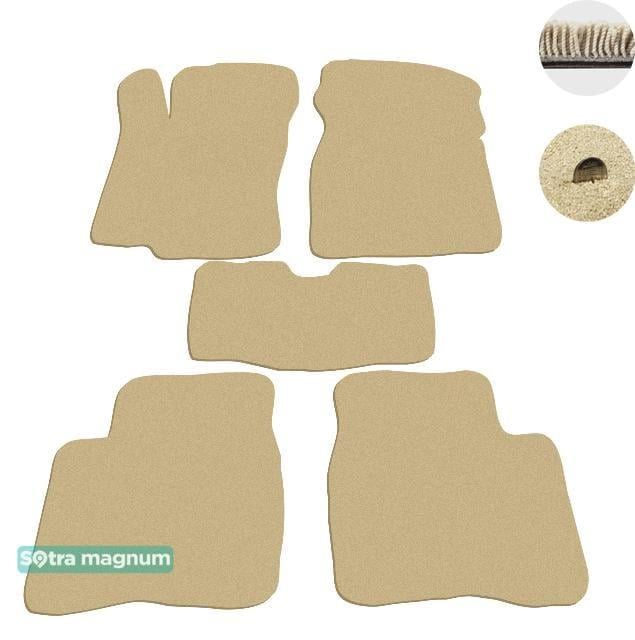 Sotra 00281-MG20-BEIGE Interior mats Sotra two-layer beige for Mazda 323f (1994-1998), set 00281MG20BEIGE