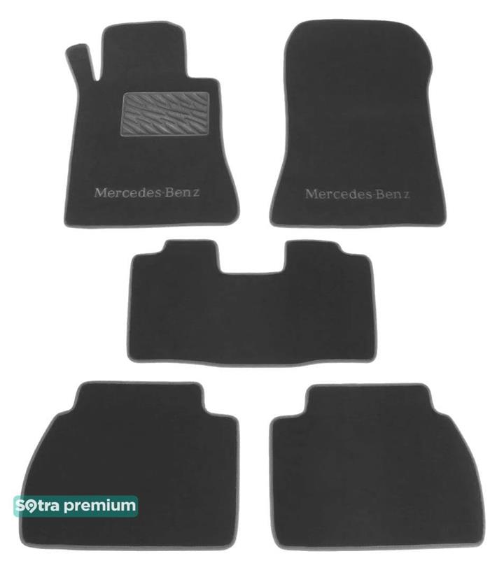 Sotra 00283-CH-GREY Interior mats Sotra two-layer gray for Mercedes E-class (1995-2002), set 00283CHGREY