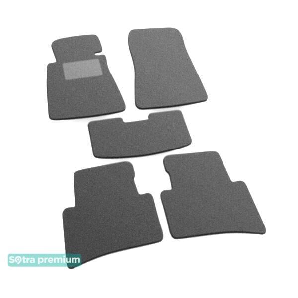 Sotra 00285-CH-GREY Interior mats Sotra two-layer gray for Mercedes C-class (1993-2000), set 00285CHGREY