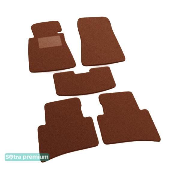 Sotra 00285-CH-TERRA Interior mats Sotra two-layer terracotta for Mercedes C-class (1993-2000), set 00285CHTERRA