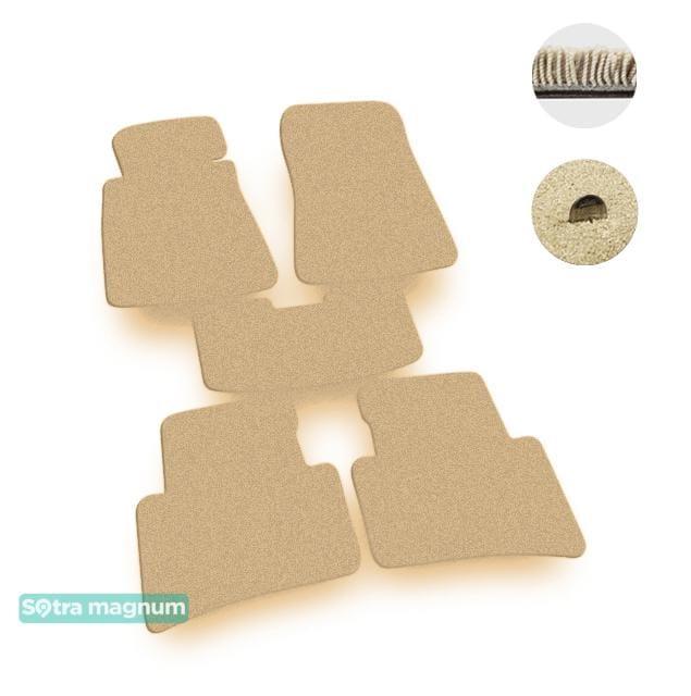 Sotra 00285-MG20-BEIGE Interior mats Sotra two-layer beige for Mercedes C-class (1993-2000), set 00285MG20BEIGE