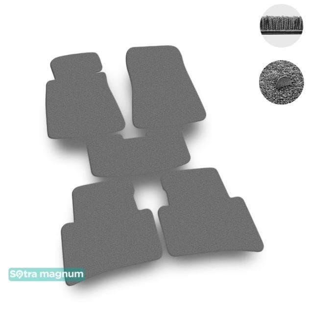 Sotra 00285-MG20-GREY Interior mats Sotra two-layer gray for Mercedes C-class (1993-2000), set 00285MG20GREY