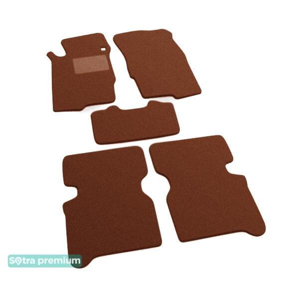 Sotra 00287-CH-TERRA Interior mats Sotra two-layer terracotta for Mitsubishi Galant (1993-1998), set 00287CHTERRA
