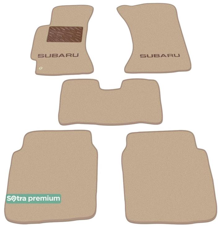 Sotra 00289-CH-BEIGE Interior mats Sotra two-layer beige for Subaru Outback (1995-2002), set 00289CHBEIGE