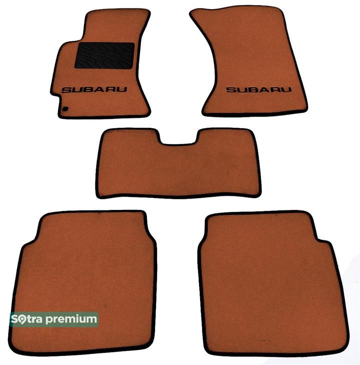 Sotra 00289-CH-TERRA Interior mats Sotra two-layer terracotta for Subaru Outback (1995-2002), set 00289CHTERRA