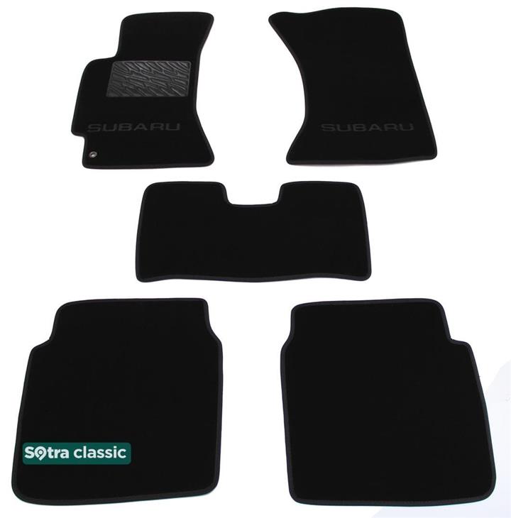 Sotra 00289-GD-BLACK Interior mats Sotra two-layer black for Subaru Outback (1995-2002), set 00289GDBLACK