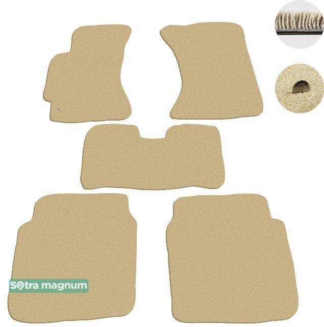 Sotra 00289-MG20-BEIGE Interior mats Sotra two-layer beige for Subaru Outback (1995-2002), set 00289MG20BEIGE