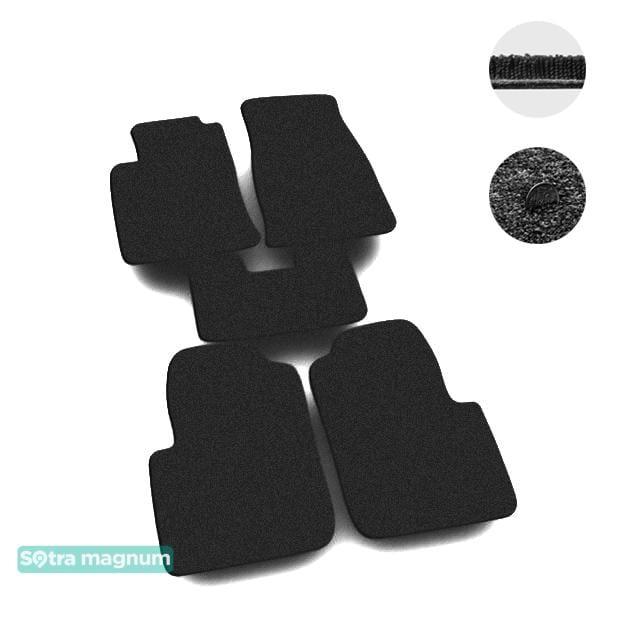 Sotra 00292-MG15-BLACK Interior mats Sotra two-layer black for Toyota Camry (1996-2001), set 00292MG15BLACK