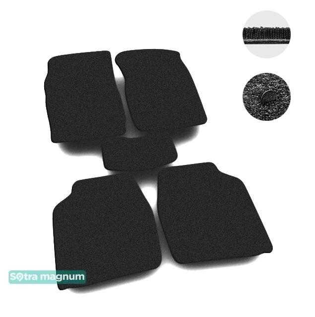 Sotra 00294-MG15-BLACK Interior mats Sotra two-layer black for Toyota Corolla (1993-1997), set 00294MG15BLACK