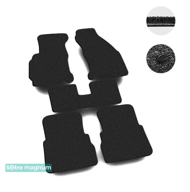 Sotra 00299-MG15-BLACK Interior mats Sotra two-layer black for Ford Mondeo (1997-2000), set 00299MG15BLACK