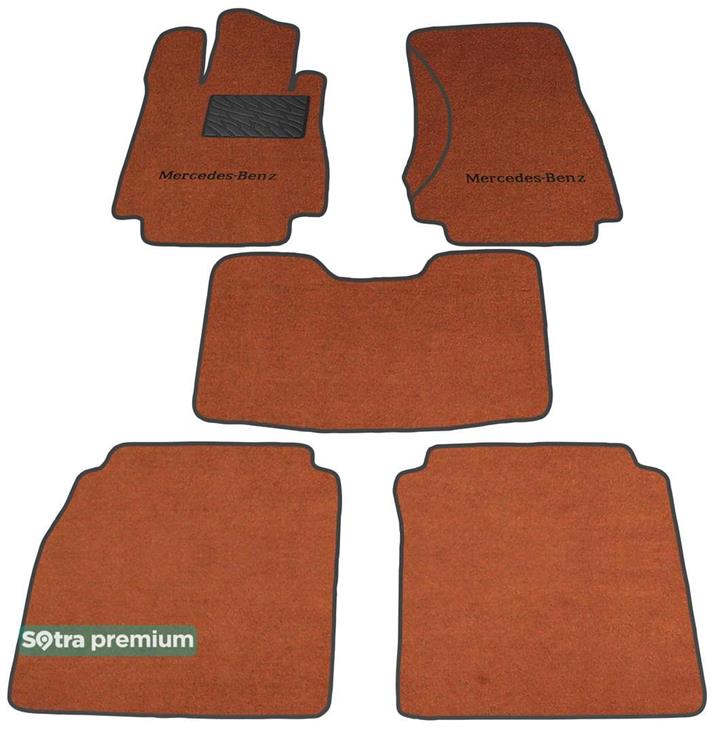 Sotra 00334-CH-TERRA Interior mats Sotra two-layer terracotta for Mercedes S-class (1998-2005), set 00334CHTERRA