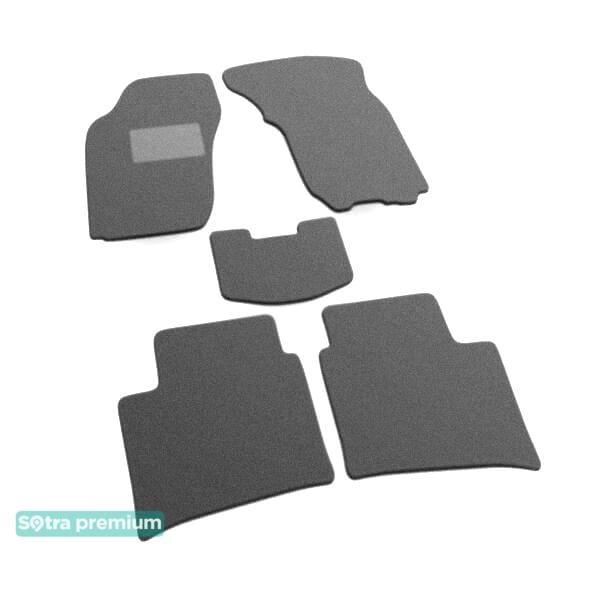 Sotra 00335-CH-GREY Interior mats Sotra two-layer gray for Nissan Bluebird (1987-1990), set 00335CHGREY