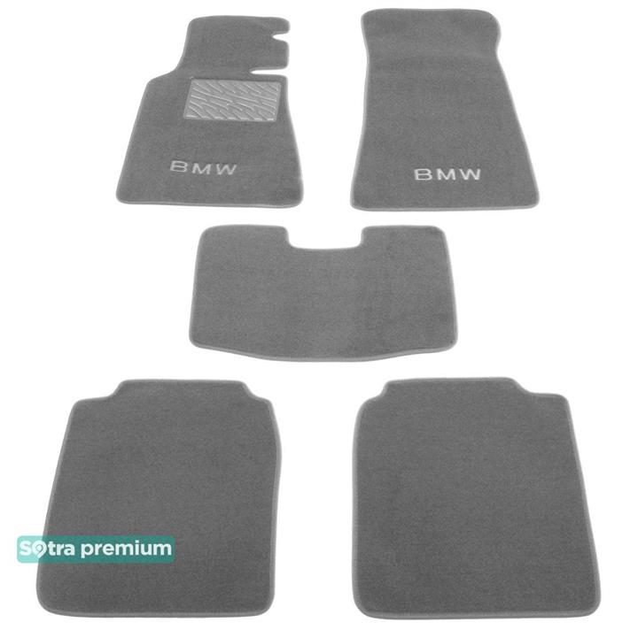 Sotra 00338-CH-GREY Interior mats Sotra two-layer gray for BMW 7-series (1986-1994), set 00338CHGREY