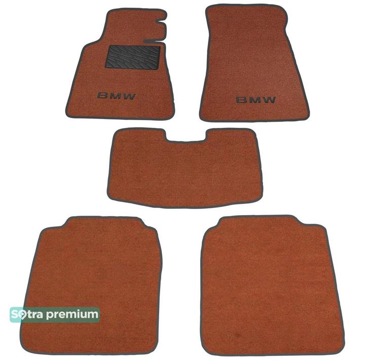 Sotra 00338-CH-TERRA Interior mats Sotra two-layer terracotta for BMW 7-series (1986-1994), set 00338CHTERRA