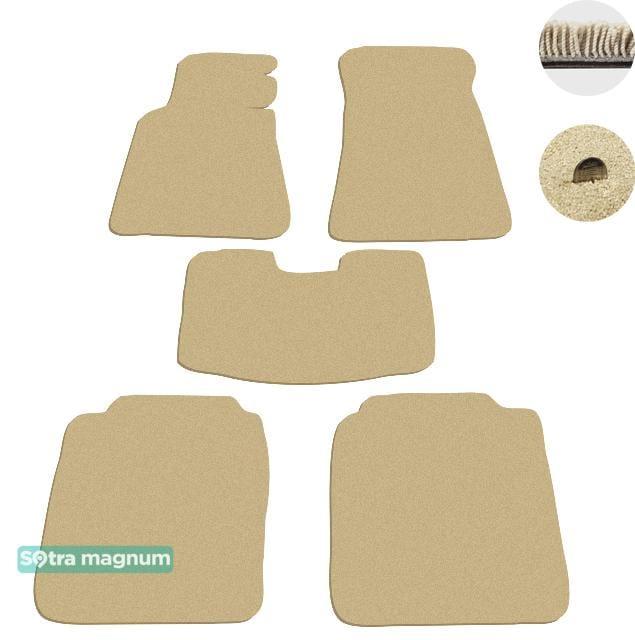 Sotra 00338-MG20-BEIGE Interior mats Sotra two-layer beige for BMW 7-series (1986-1994), set 00338MG20BEIGE