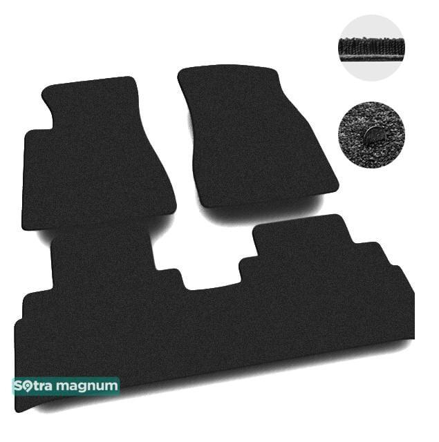 Sotra 00346-MG15-BLACK Interior mats Sotra two-layer black for Lexus Rx (1998-2003), set 00346MG15BLACK