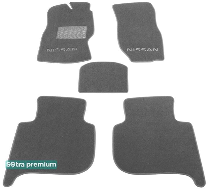 Sotra 00352-CH-GREY Interior mats Sotra two-layer gray for Nissan Terrano ii / mistral (1993-2006), set 00352CHGREY
