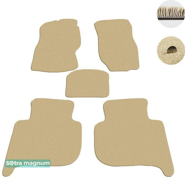 Sotra 00352-MG20-BEIGE Interior mats Sotra two-layer beige for Nissan Terrano ii / mistral (1993-2006), set 00352MG20BEIGE