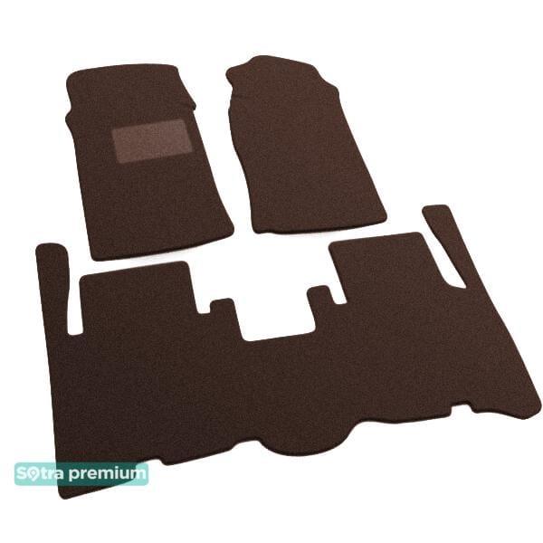 Sotra 00353-CH-CHOCO Interior mats Sotra two-layer brown for Opel Frontera A (1991-1998), set 00353CHCHOCO