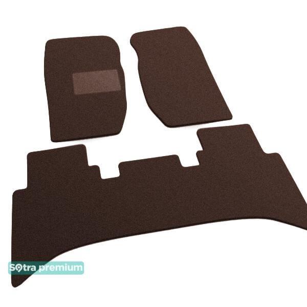 Sotra 00355-CH-CHOCO Interior mats Sotra two-layer brown for Land Rover Range rover (1994-2002), set 00355CHCHOCO