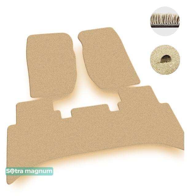 Sotra 00355-MG20-BEIGE Interior mats Sotra two-layer beige for Land Rover Range rover (1994-2002), set 00355MG20BEIGE