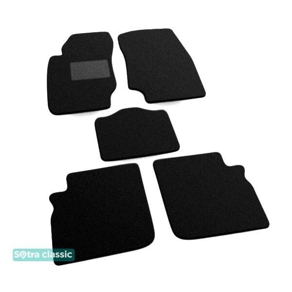 Sotra 00362-GD-BLACK Interior mats Sotra two-layer black for Toyota Rav4 (1994-2000), set 00362GDBLACK