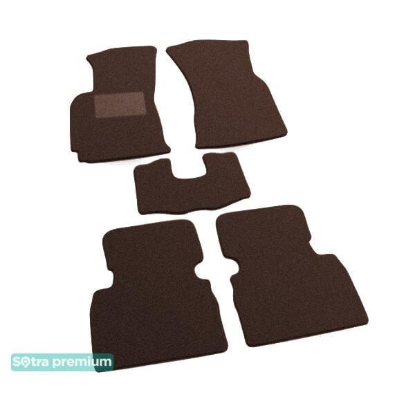 Sotra 00430-CH-CHOCO Interior mats Sotra two-layer brown for Hyundai Coupe / tiburon (1996-2002), set 00430CHCHOCO