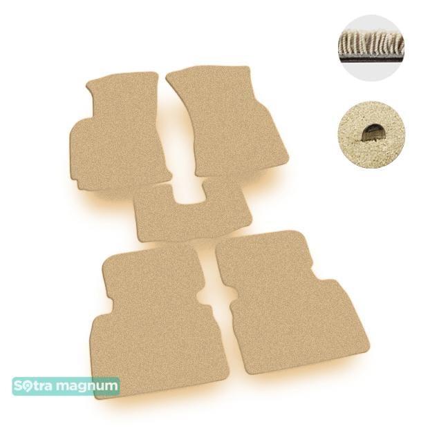 Sotra 00430-MG20-BEIGE Interior mats Sotra two-layer beige for Hyundai Coupe / tiburon (1996-2002), set 00430MG20BEIGE