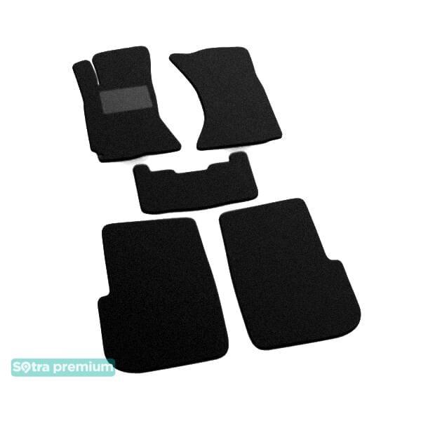 Sotra 00433-CH-BLACK Interior mats Sotra two-layer black for Subaru Forester (1997-2002), set 00433CHBLACK