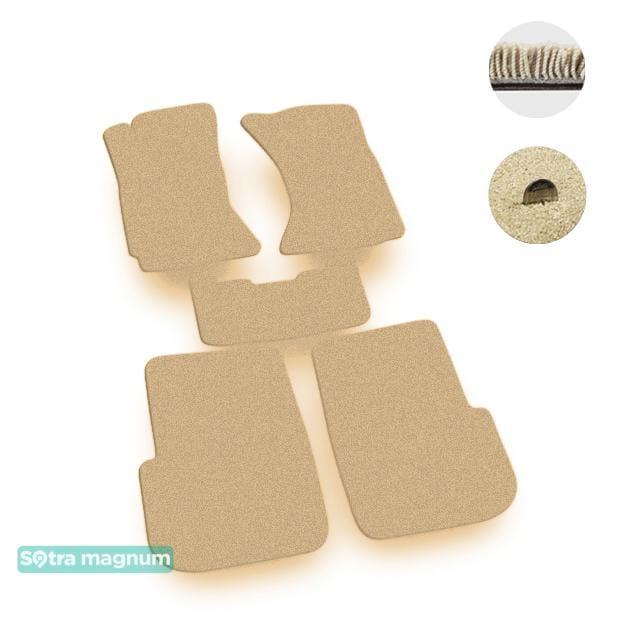 Sotra 00433-MG20-BEIGE Interior mats Sotra two-layer beige for Subaru Forester (1997-2002), set 00433MG20BEIGE