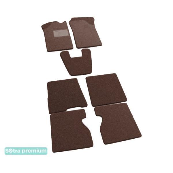 Sotra 00468-CH-CHOCO Interior mats Sotra two-layer brown for Renault Kangoo (1997-2007), set 00468CHCHOCO