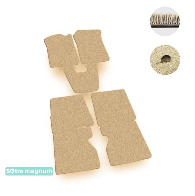Sotra 00468-MG20-BEIGE Interior mats Sotra two-layer beige for Renault Kangoo (1997-2007), set 00468MG20BEIGE