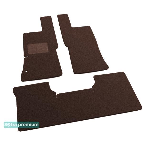 Sotra 00477-CH-CHOCO Interior mats Sotra two-layer brown for Mercedes G-class (1979-1992), set 00477CHCHOCO