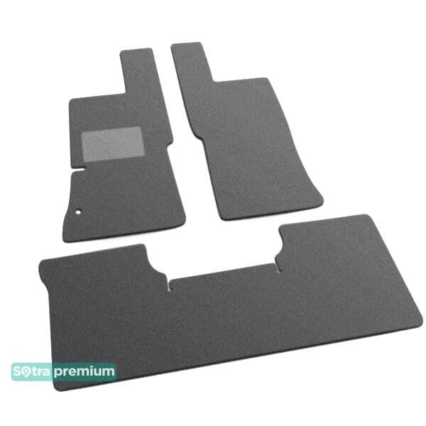 Sotra 00477-CH-GREY Interior mats Sotra two-layer gray for Mercedes G-class (1979-1992), set 00477CHGREY
