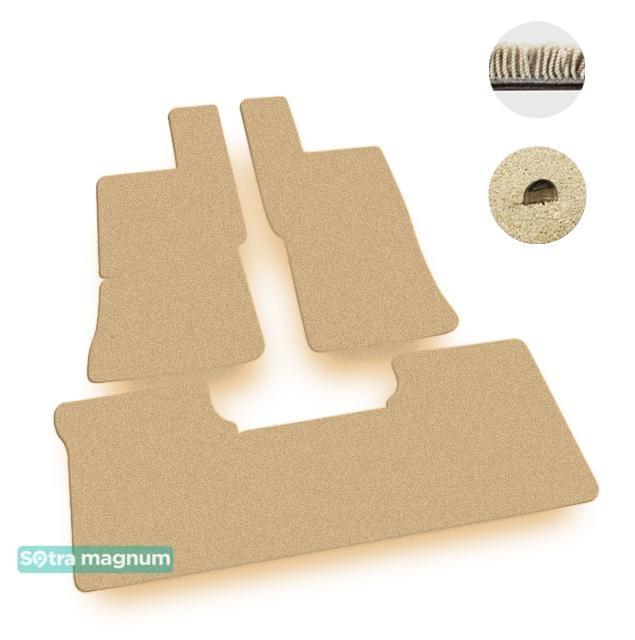 Sotra 00477-MG20-BEIGE Interior mats Sotra two-layer beige for Mercedes G-class (1979-1992), set 00477MG20BEIGE