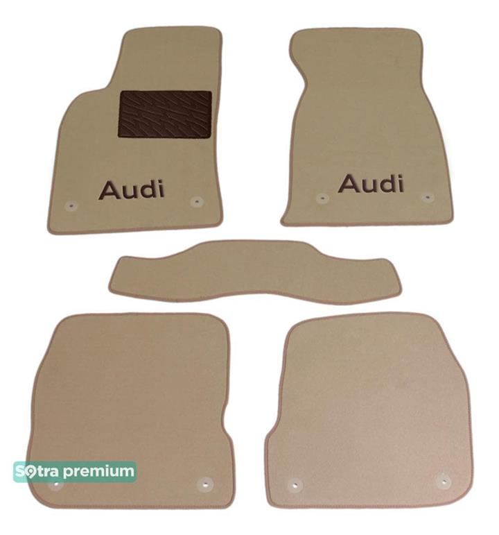 Sotra 00479-CH-BEIGE Interior mats Sotra two-layer beige for Audi A6 (1998-2004), set 00479CHBEIGE