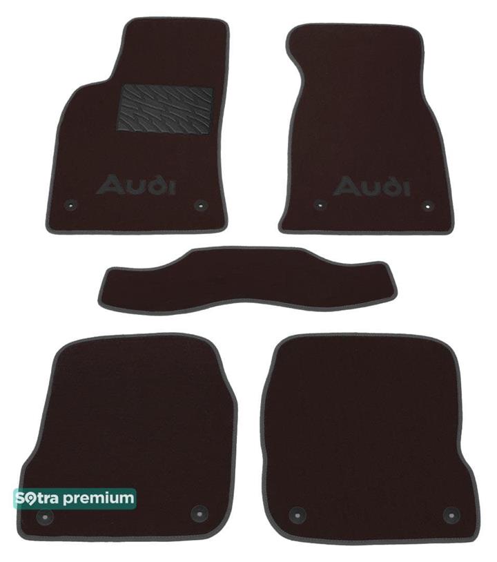 Sotra 00479-CH-CHOCO Interior mats Sotra two-layer brown for Audi A6 (1998-2004), set 00479CHCHOCO