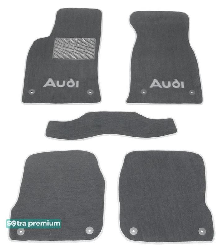 Sotra 00479-CH-GREY Interior mats Sotra two-layer gray for Audi A6 (1998-2004), set 00479CHGREY