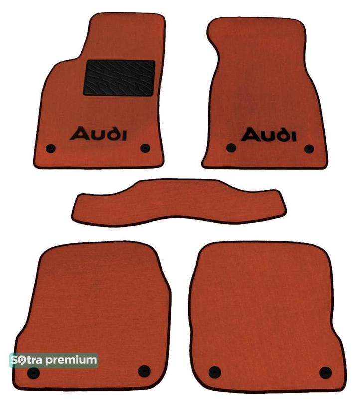 Sotra 00479-CH-TERRA Interior mats Sotra two-layer terracotta for Audi A6 (1998-2004), set 00479CHTERRA