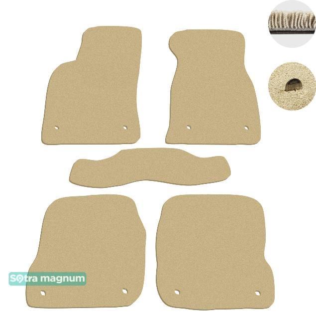 Sotra 00479-MG20-BEIGE Interior mats Sotra two-layer beige for Audi A6 (1998-2004), set 00479MG20BEIGE