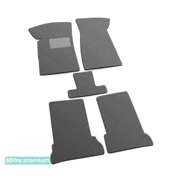 Sotra 00487-CH-GREY Interior mats Sotra two-layer gray for Volkswagen Passat (1981-1988), set 00487CHGREY